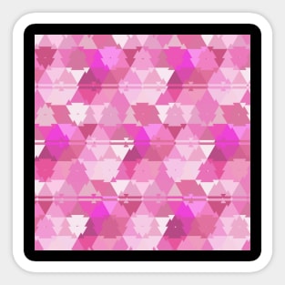 Pink Mosaic Tiles Rosses Sticker